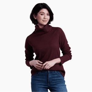 J. Crew Maroon Turtleneck Sweater • Size Large